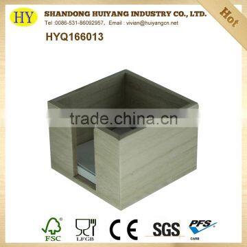Custom Unfinished Note Paper Wooden Packaging Boxes photo-2