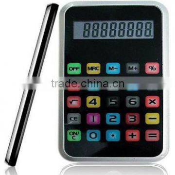 Plastic 8 Digital Touch Screen Calculator photo-5