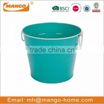 Hot Sale Colorful Gardening Metal Enamel Bucket