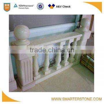 Crema marfil stone balustrade column for high luxury hotel