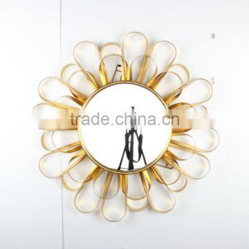 Flower Shaped Wall Hanging Mirror/ Iron Decorative Mirror photo-2