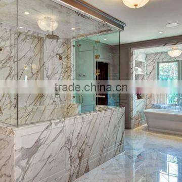 High quality non-slip natural stone bathroom floor marble tiles