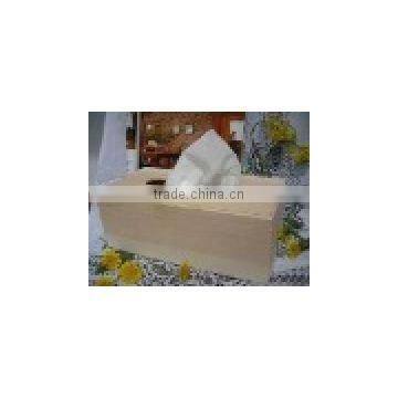 beautiful wooden tissue box