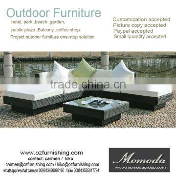 8057 modern style outdoor wicker rattan sofa set sofa furniture