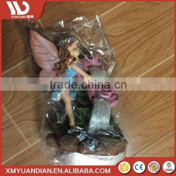 China Wholesale Websites Art Work Resin Craft Fairy Solar Led Light 2017 Price List photo-5