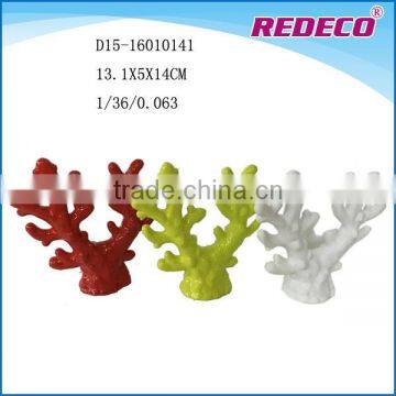 Ceramic artificial coral for home decoration