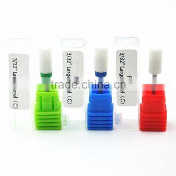 Ceramic Nail Drill Bits For Electric Nails Drills Grinding Machine Pedicure Nail Polishing Cleaning