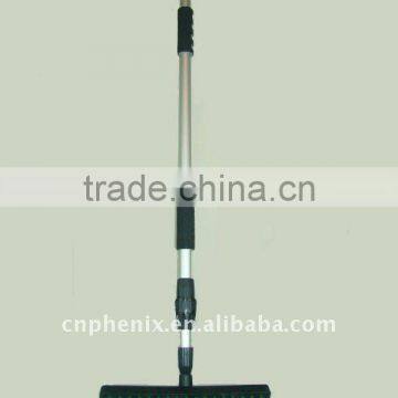 Heavy duty telescopic floor wash brush