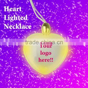 Lighted Heart Shape Necklace