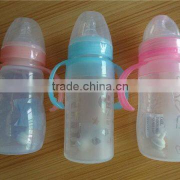 Best selling silicone baby bottle/silicone milk bottle/silicone feeding bottle