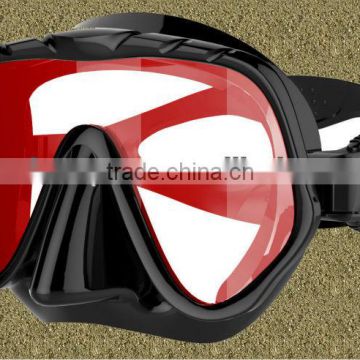 Wide range facial profile mirror coating diving goggles(MM-1002)