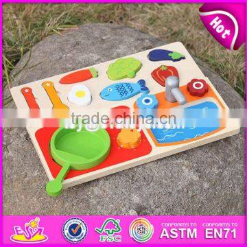 New Design Preschool Play Food Wooden Toy Kitchen Accessories for Kids W10B187 photo-3