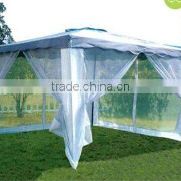 Gazebo with mesh side wall