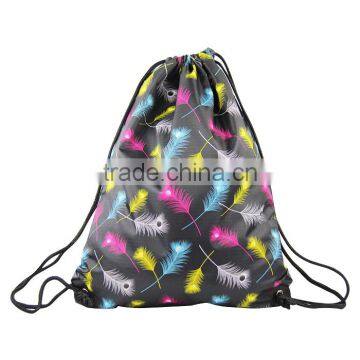 Soft-loop Style and Polyester Material Promotional Drawstring Bag photo-5