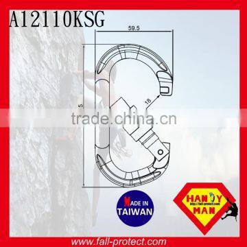 25KN O Type Mountain Rock Climbing Aluminum Carabiner For Rescue photo-2