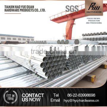 galvanized steel pipe clamp price high quality bs1387 gi tube