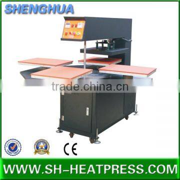 four station flated t shirt automatic big sublimation machine