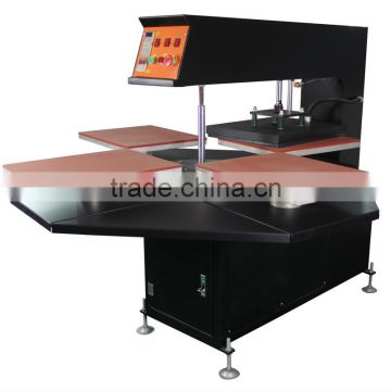 Automatic Four Stations Heat Press machine,six station heat press machine with CE CERTIFICATE