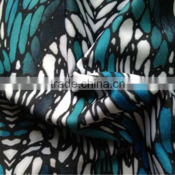 Stretch Polyester Spandex sublimation print heat transfer fabric