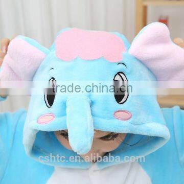 Flannel Cartoon Adult Animal Jumpsuit Animal Pajamas Jumpsuit Elephant Design photo-4