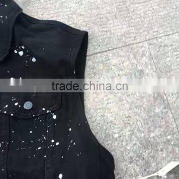 Men Cheap Price Brand Fashion Casual Denim Vest photo-3