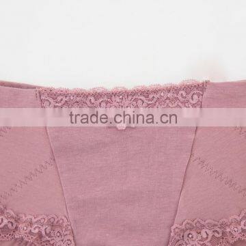 Factory Colorful 95% Cotton 5% Spandex With Lace Custom Sexy Fancy Woman Underwear photo-5