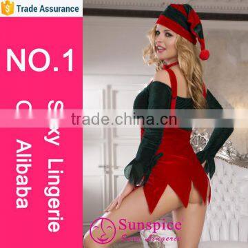 Soubrette Sexy Vixen Christmas Santarina Costume photo-2