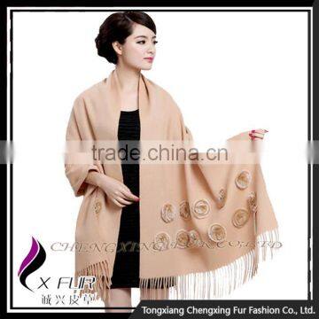 CX-B-P-36A Fashion Wholesale Comfortable Lady Scarf Pashmina Shawl photo-5
