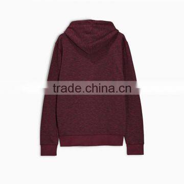 Mens Plain Slim Fit Overhead Pullover Hoodie photo-3