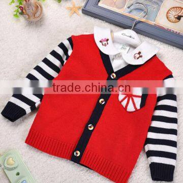 Striped Peruvian Alpaca Children Sweater photo-2