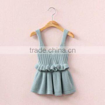 2-7 Years 2017 Wholesale Autumn Cotton Knitted Strap Girls Vest photo-5