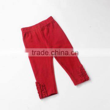 Hot Fashion Baby Leggings Girls Ruffled Panties Wholesale Knit Baby Girl Pants photo-3