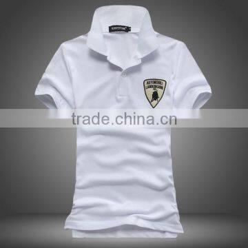 Custom Fashionable and Best Fit Plain Short Sleeve Polo T-shirt Manufactures in Guangzhou China photo-2