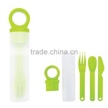 Plastic Utensil Set With Bottle Opener - Utensils Included Are Spoon, Fork and Knife and Comes With Your Logo photo-4