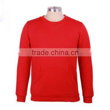 High Quality Custom Crew Neck red Cheap Sweatshirt