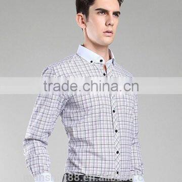 2017 Hig Quality Non Iron Contrast Color Oxford Men New Model Shirt photo-2