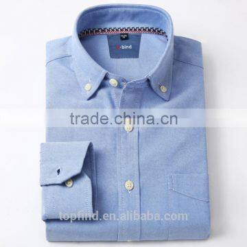 2016 Spring Season New Arrival Casual 50% Cotton Oxford Model Man Shirt for China Supplier