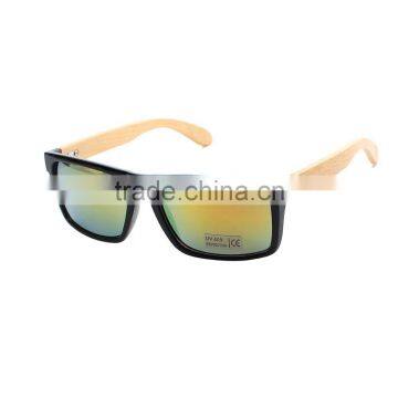 China Golden Natural PC & Bamboo Sunglasses 2017 Women