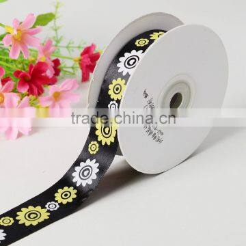 1" 25mm High Quality Polyester Printed Satin Ribbon Single Face photo-2