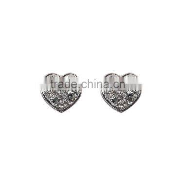 Customized Stylish Girlish Tops Cute Heart Shape Hiphop Jewelry For Girls Wholesale