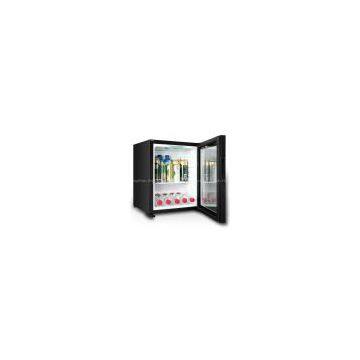 Absorption Hotel Mini Bar Glass Door Mini Fridge Absolutely Silent 30 Liters