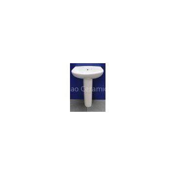 540x480x880mm D204 White Wall hung semi pedestal cloakroom wash basins wall mounted sink