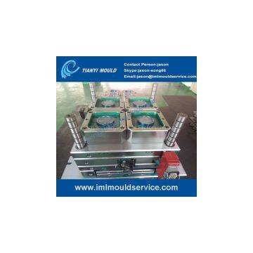 IML thin wall injection mold system