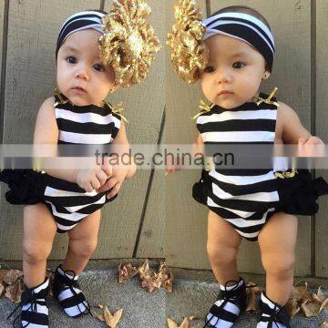 Infant baby romper striped newborn onesie kids cotton frocks design M6070901