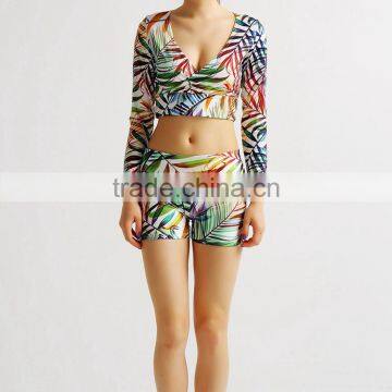 Women's Active Sports Workout Yoga Clothes Tracksuit Set photo-3