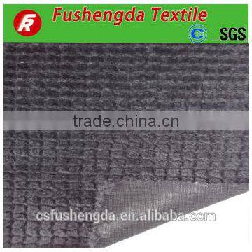 2016 changshu new design plain hair spray PV plush fabric