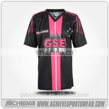 2017 custom sublimation team soccer jersey/ cheap soccer uniform