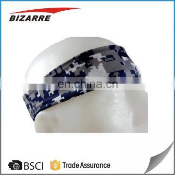 Custom Wholesale Mens High Quality Quick-Dry Colorful Running Stretch Elastic Sports Headbands photo-6