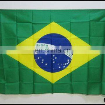 Hot Sell Brazil Flag For Hanging , World Cup Flags