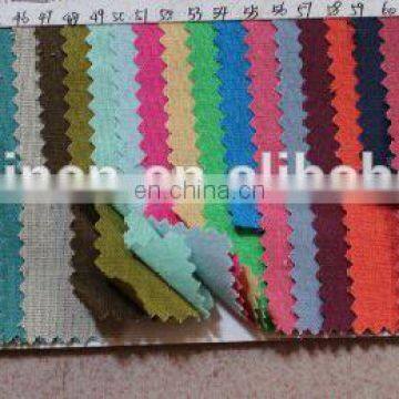 55%linen+45%cotton soft fabric color chart in 66 colors for choose